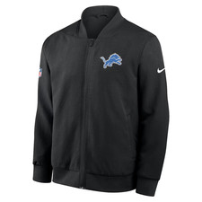 Detroit Lions Nike 2026 Sideline Powerful Blocking Full-zip Bomber Jacket Nfl Detroit Lions Nike 2026 Sideline Powerful Blocking Full-zip Bomber Jacket Nfl