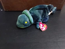 Ty Beanie Baby Rainbow The Iguana Chameleon