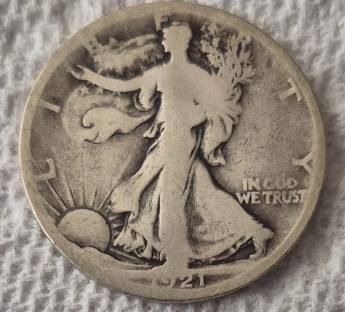 1921 Walking Liberty Silver Half Dollar Philadelphia Mint