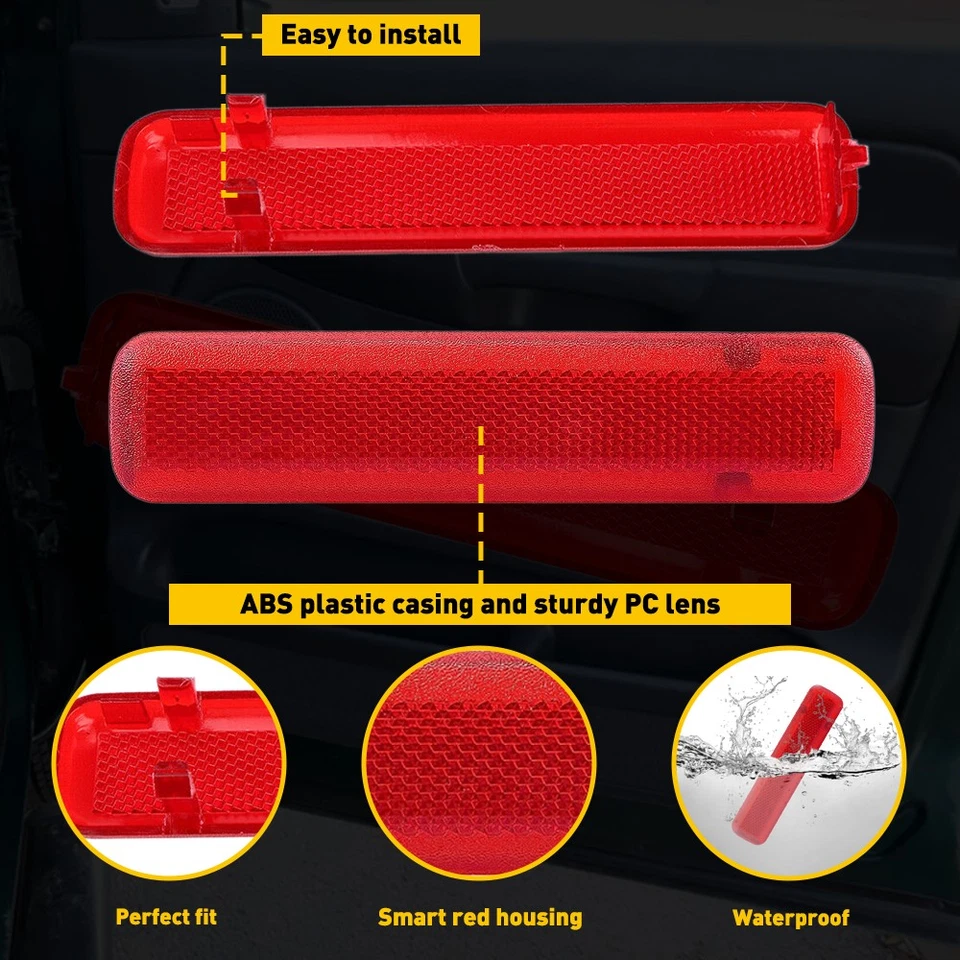 Tapicería reflectora panel puerta delantera para Chevy Silverado 1500HD 2500HD 3500 2003-2007 Foto 4 de 4