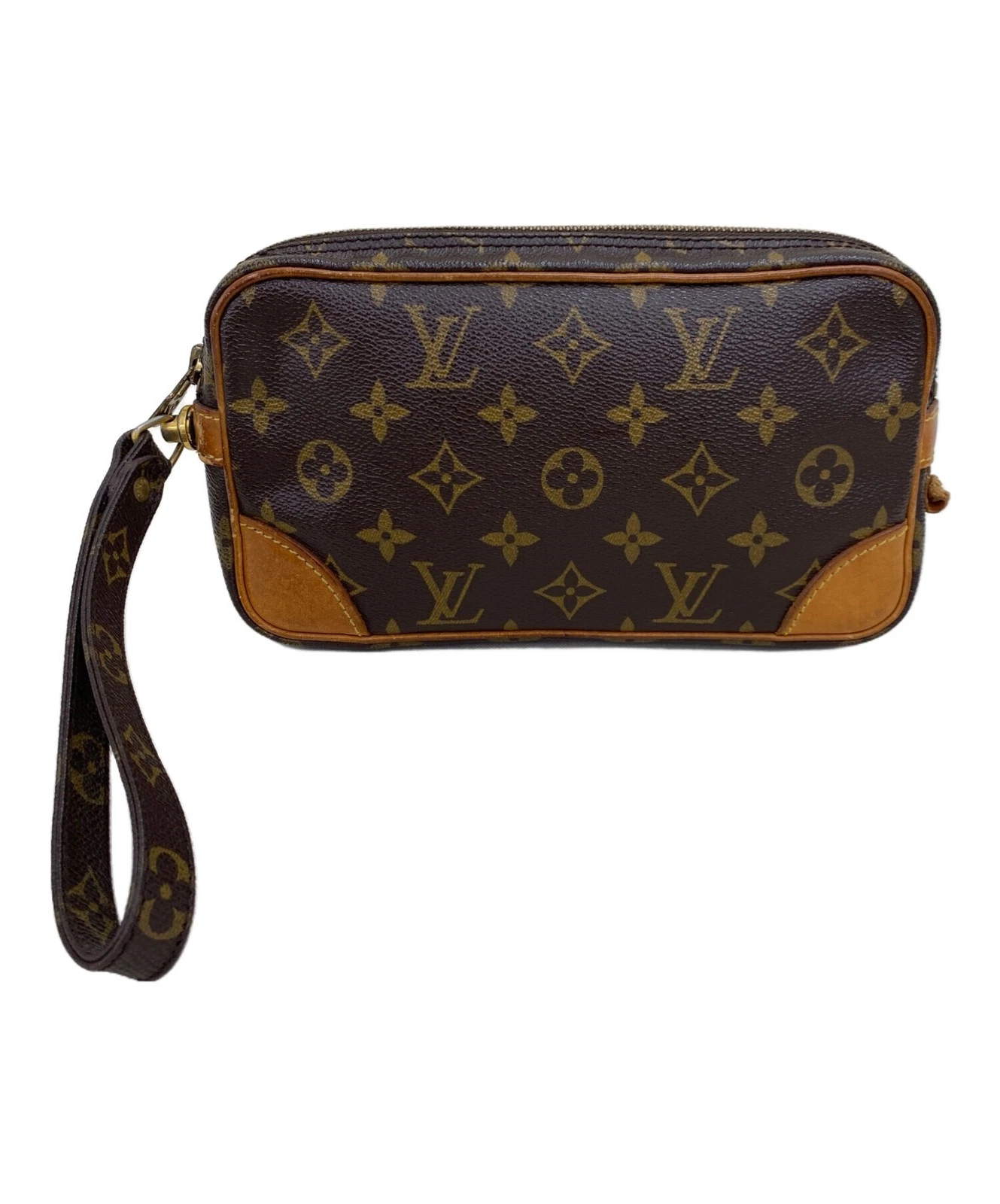 Vuitton — Louis Vuitton PM PM M51827 Leather Brown Bag #TFB6956