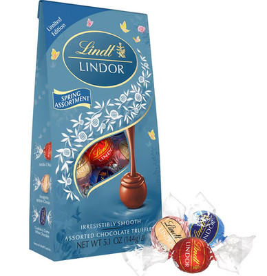 Lindt Lindor Chocolate Truffle Spring Assortment, 5.1 oz