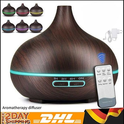 Ultraschall Aroma Diffuser Ultrasonic Humidifier Cool Mist 7LED Light, Freshener