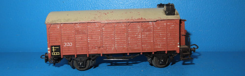 Märklin H0  320/S  gedeckter Guss-Güterwagen mit Schlusslicht  #9553 | Condition: Gebraucht