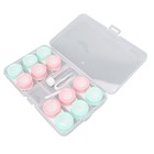 Contact Lens Case Simple Cosmetic Contact Lenses Box Holder With Nursing Liquid