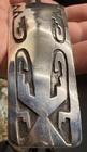 Large Vintage Native Hopi Handcrafted Sterling Silver Overlay Design Bolo Tie — photo 8