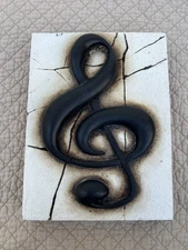 Sid Dickens Memory Block / Tile, T-06 Treble Clef, 8" x 6 1/8"