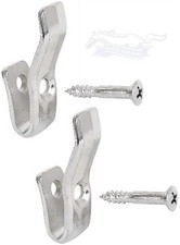 1964 12 1965 1966 Ford Mustang Falcon Fairlane Chrome Coat Hooks - C4az-6229025
