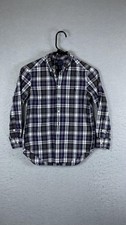 Ralph Lauren Shirt Boys Small 8 Purple Plaid Button Down Long Sleeve Casual