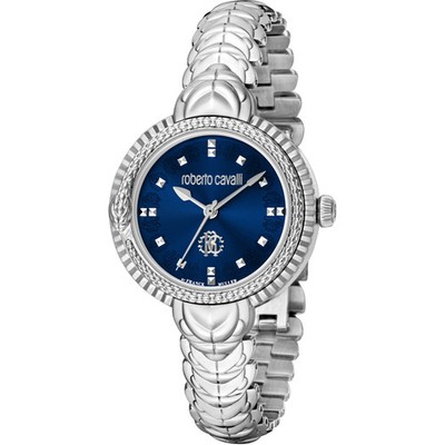 Uhr Roberto Cavalli by Franck Muller RV1L203M0041 Damen Quarz Edelstahl Neu