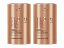 Schwarzkopf BLONDME Bond Enforcing Premium Lightener 9 Dust Free Powder 2 Pack