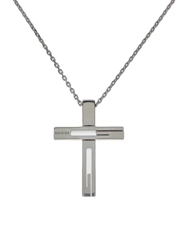 GUCCI SV925 Collana in argento con top da uomo usata