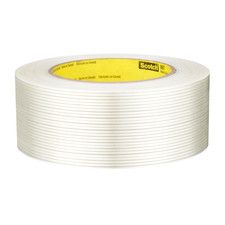 Scotch Filament Strapping Tape: 2 in. 48mm actual x 60 yds. Clear
