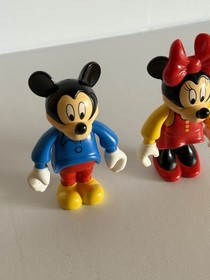 Lego 4165 Figures Minnie&rsquo;s Birthday Minnie And Mickey Mouse Figures Set Of 2 EUC