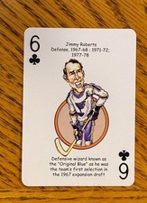 Jimmy Roberts - Hero Decks caricature playing card - St. Louis Blues