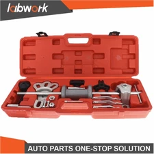 Labwork 17 Slide Hammer Dent Puller Tool Kit Wrench Adapter Axle Bearing Hub