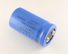 2x 1100uF 200V Large Can Aluminum Electrolytic Capacitor DC 1100mfd 250VDC 85C