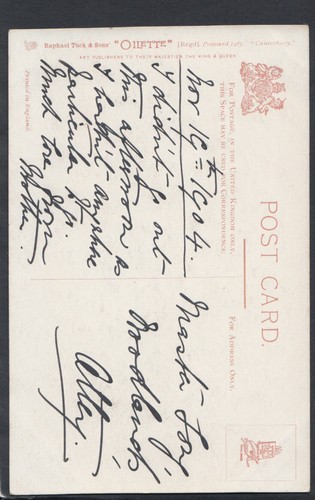 Kent Postcard - Christ Church Gate, Canterbury RS11012 - Picture 2 of 2