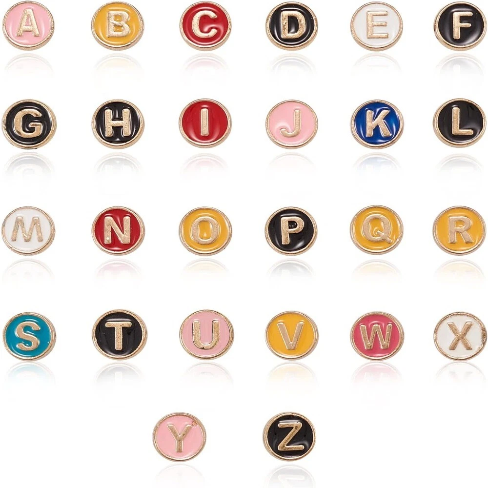 Metal letters for jewelry best sale making