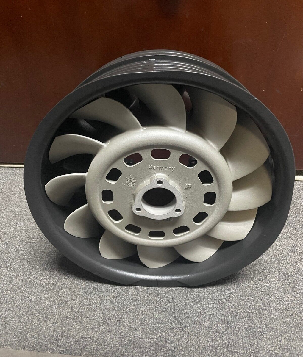 Porsche 964 930 Engine Cooling Fan + Shroud Set - Freshly Ceramic