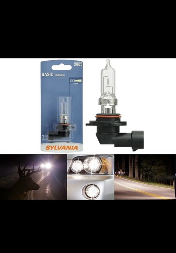 Sylvania Basic 9005 HB3 65W Una Bombilla Cabeza Luz Doble Haz Repuesto Plug Play