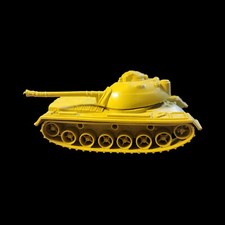 IS M48 tank painted panzer yellow toy soldiers Marx playset   