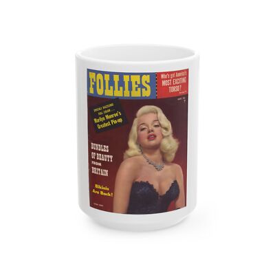 Diana Dors #129 - Mag. Cover (Vintage Female Icon) White Coffee Mug