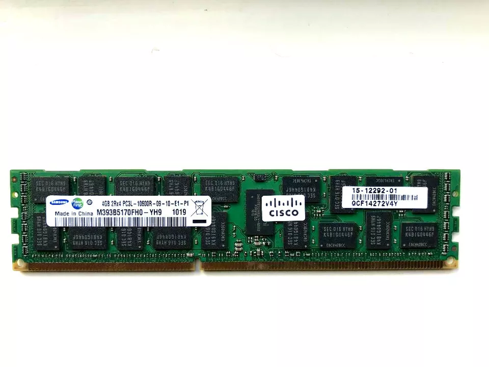 Lot Of 32 Samsung 4GB 2RX4 PC3L-10600R DDR3-1333MHZ ECC M393B5170FH0-YH9 - Image 2 of 2