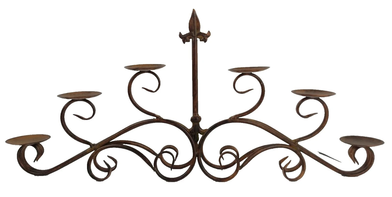 Candelabros toscano marrón y accesorios