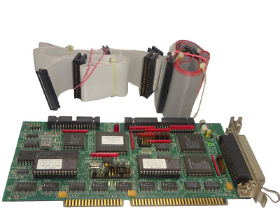ADAPTEC AHA-1542B SCSI CONTROLLER CARD ISA MIT KABEL  #GK11386