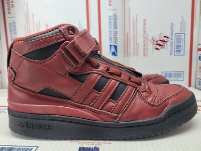 Size 8.5 - adidas Forum Mid x Marvel Star Lord 2021 Red High Top Sneaker Used 