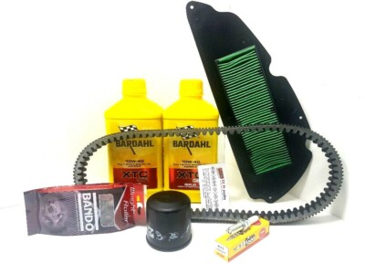 Kit D'entretien Complet Pour Scooter Kymco Xciting 300 R - Filtres, Courroie, Bougie, Rouleaux
