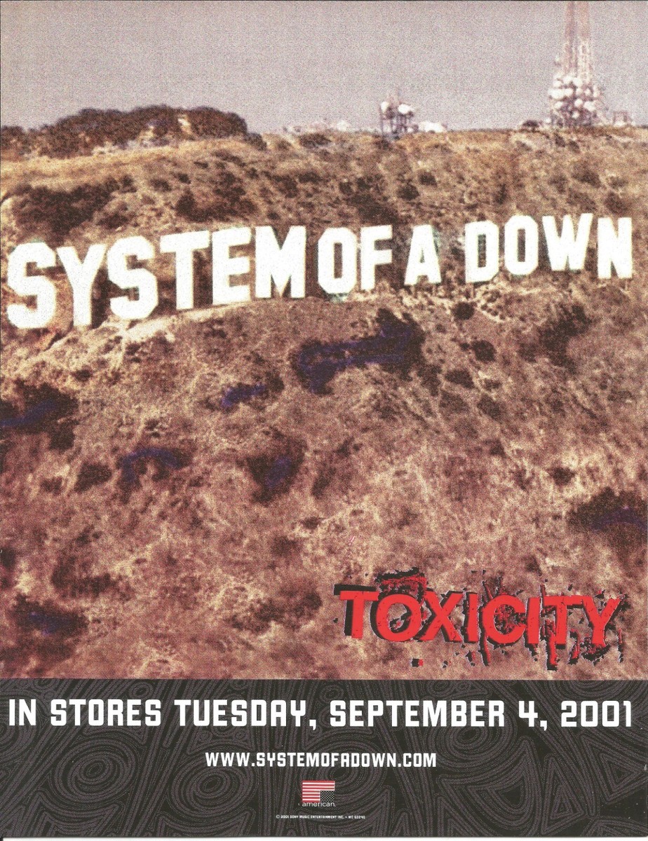 Serj Tankian Toxicity Album Art Serj Tankian SYSTEM OF A DOWN