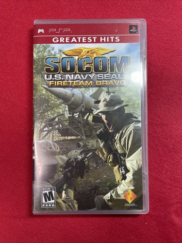Socom US Navy Seals Fireteam Bravo (Sony PSP, 2005) Complete Good See Photos