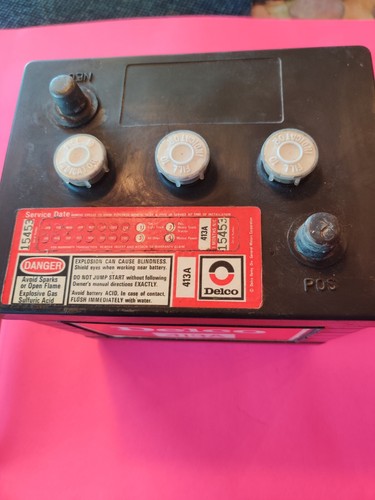 GM Delco 413A 6V OEM car or truck BATTERY - Picture 2 of 9