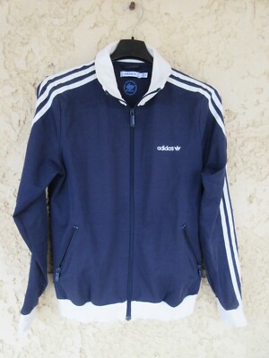 Veste ADIDAS ORIGINALS rétro vintage tracktop jacket trefoil bleu