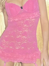 Seven Til’ Midnight Lingerie - lace Garter  NWT