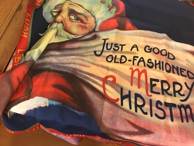 Lush   Knot Wrap Furoshiki    Old Fashioned Xmas   Weihnachtsmann Christmas