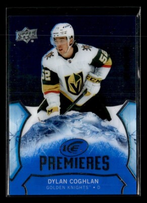 Dylan Coughlan 2021-22 Upper Deck UD Ice Premiers Rookie /1299 Golden Knights