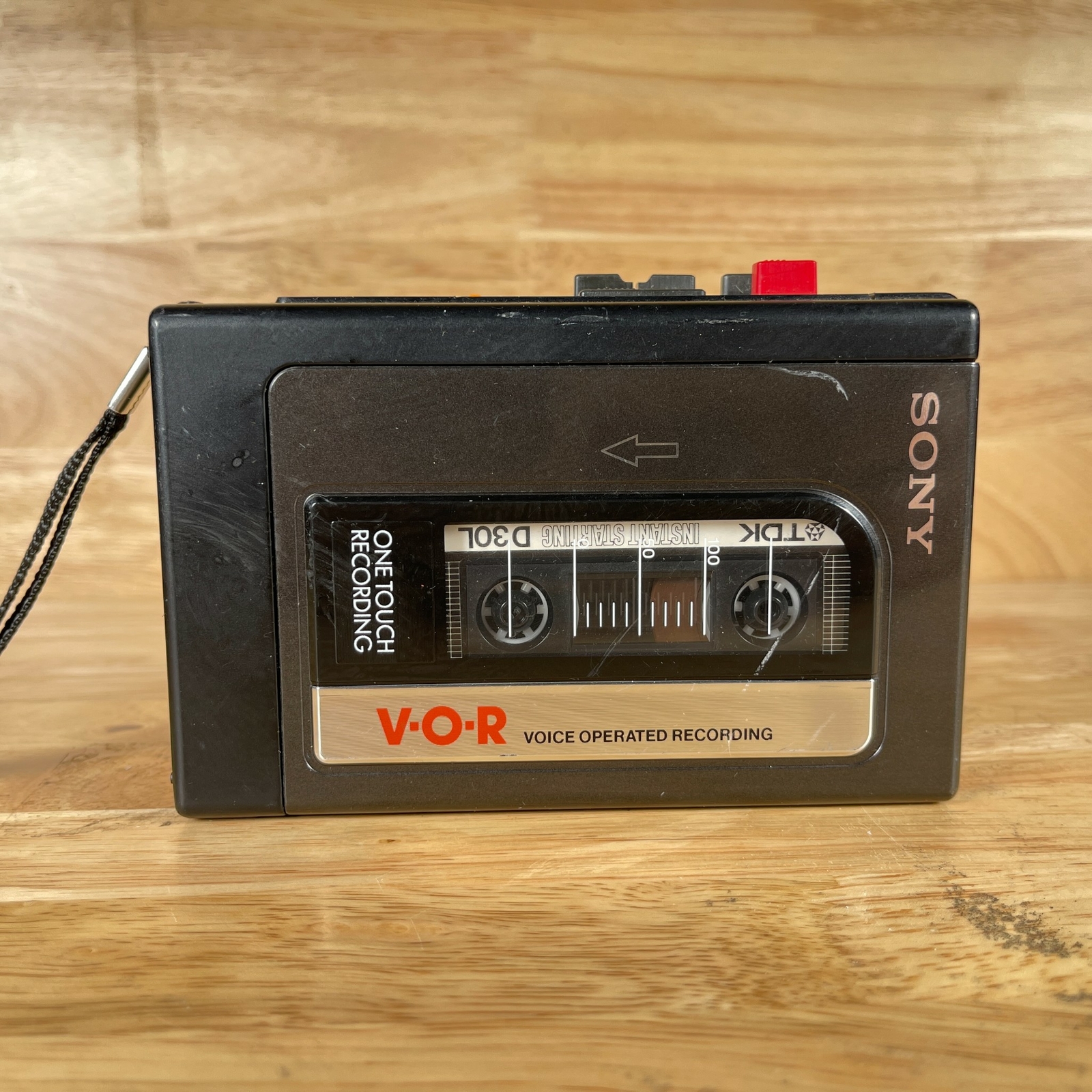 Sony VOR TCM23V Black Cassette Recorder Handheld Recording Device