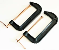 2 ATE PROFESSIONAL 8" HEAVY DUTY C CLAMPS 40040 BRAKE CALIPER PISTON TOOL CLAMP 