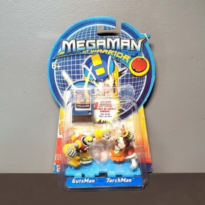 Mega Man NT Warrior GUTS MAN VS TORCH MAN