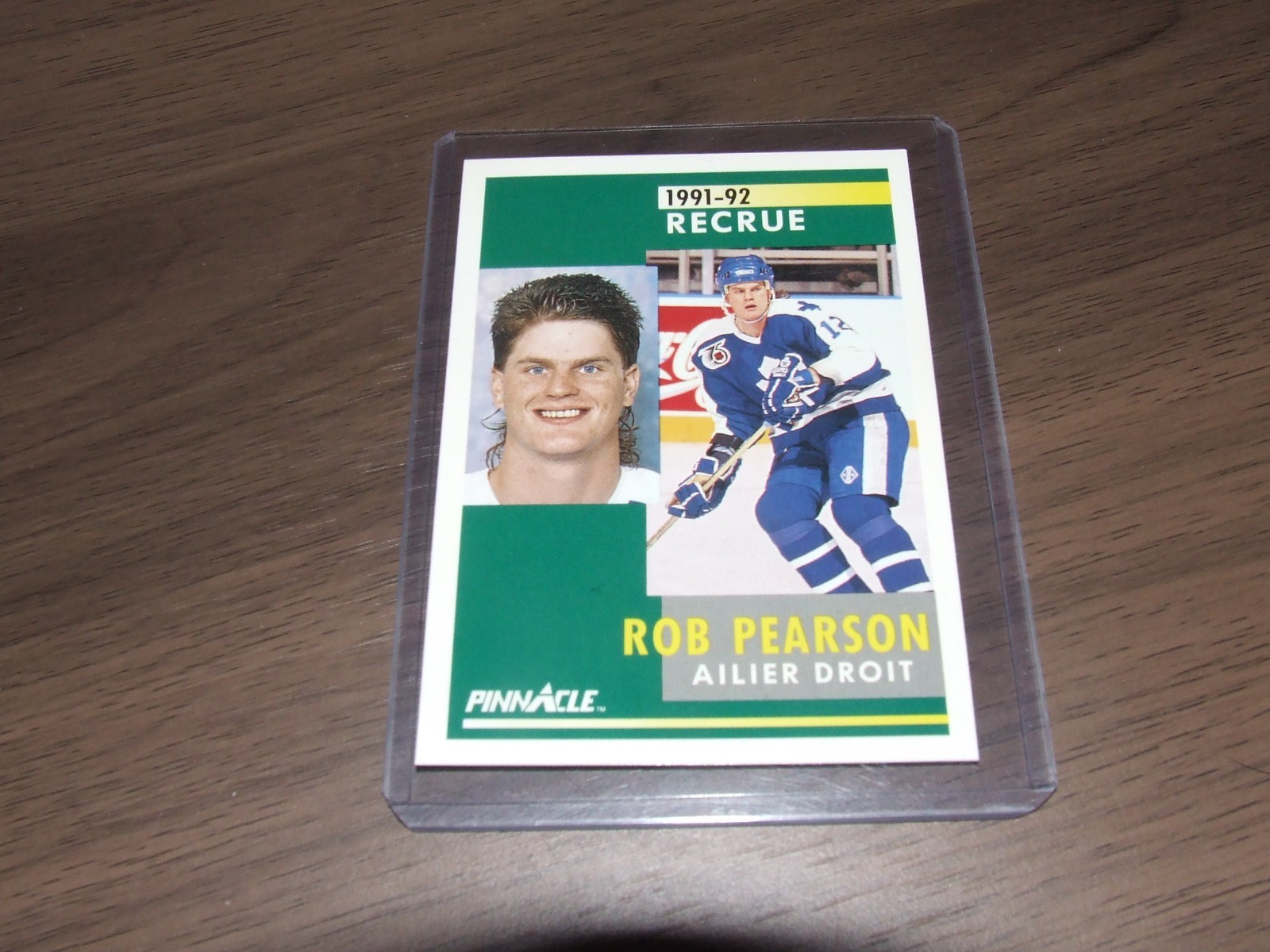    1991-92 Pinnacle #304 Rob Pearson RC 