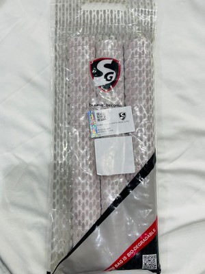 SG Hexa Cricket Griff | 3 St. | Weiß | Gummi Bat Grip | Langlebig | Stoßdämpfung