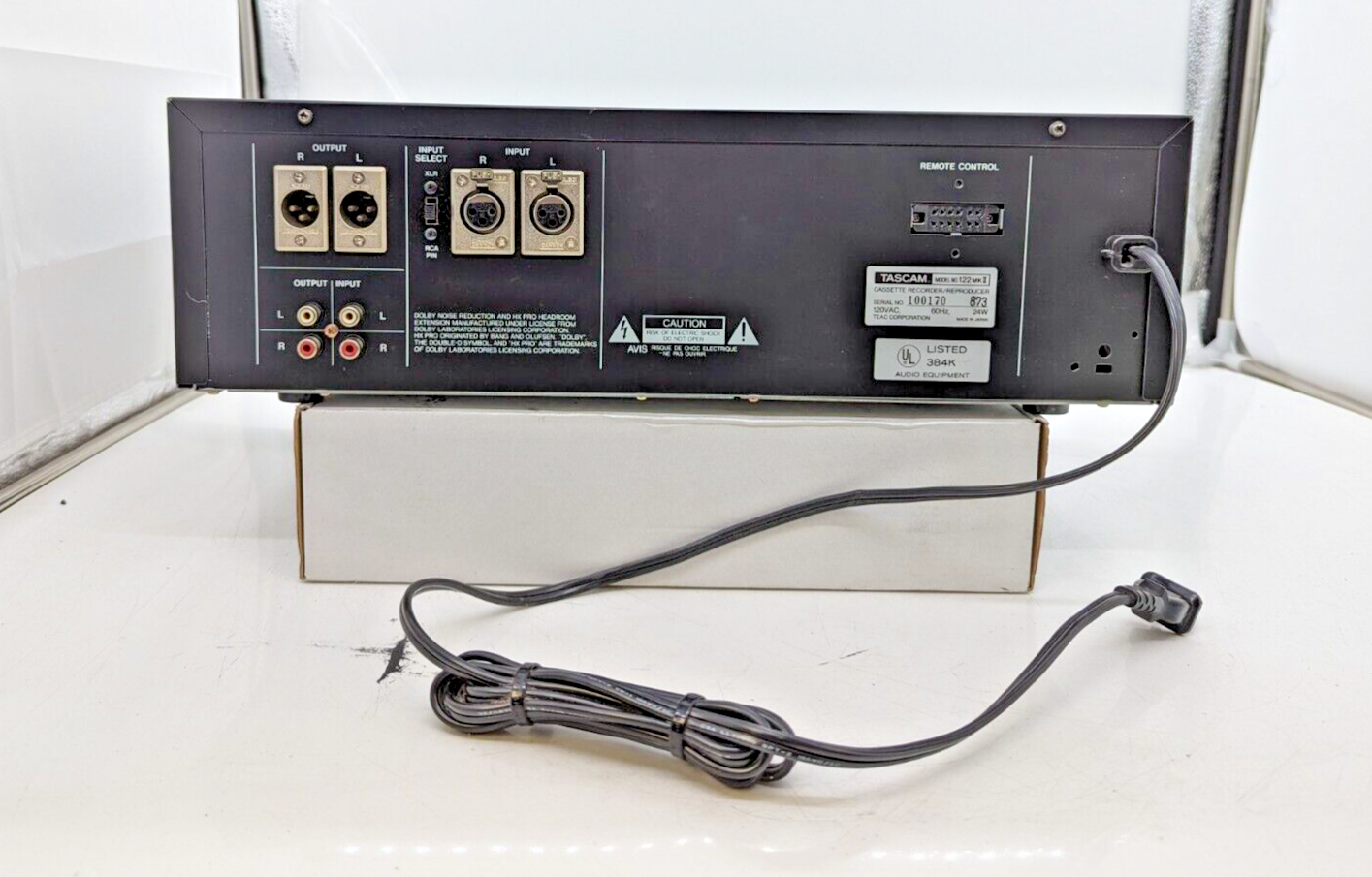 Vintage Tascam 122 MKII 3Head Professional Cassette Deck 2 Works