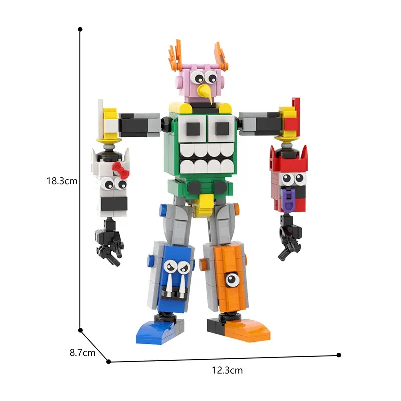 Transformer Mecha Building Blocks Garten of BanBan Combination Robot Bricks Toys - Image 4 of 4