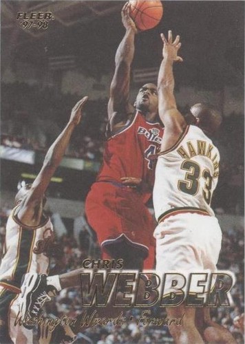 1997-98 UD Chris Webber Game Dated Foil Memorable Moment 1:1,500 