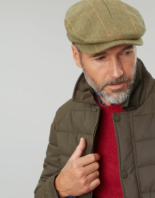 croftbury tweed flat cap