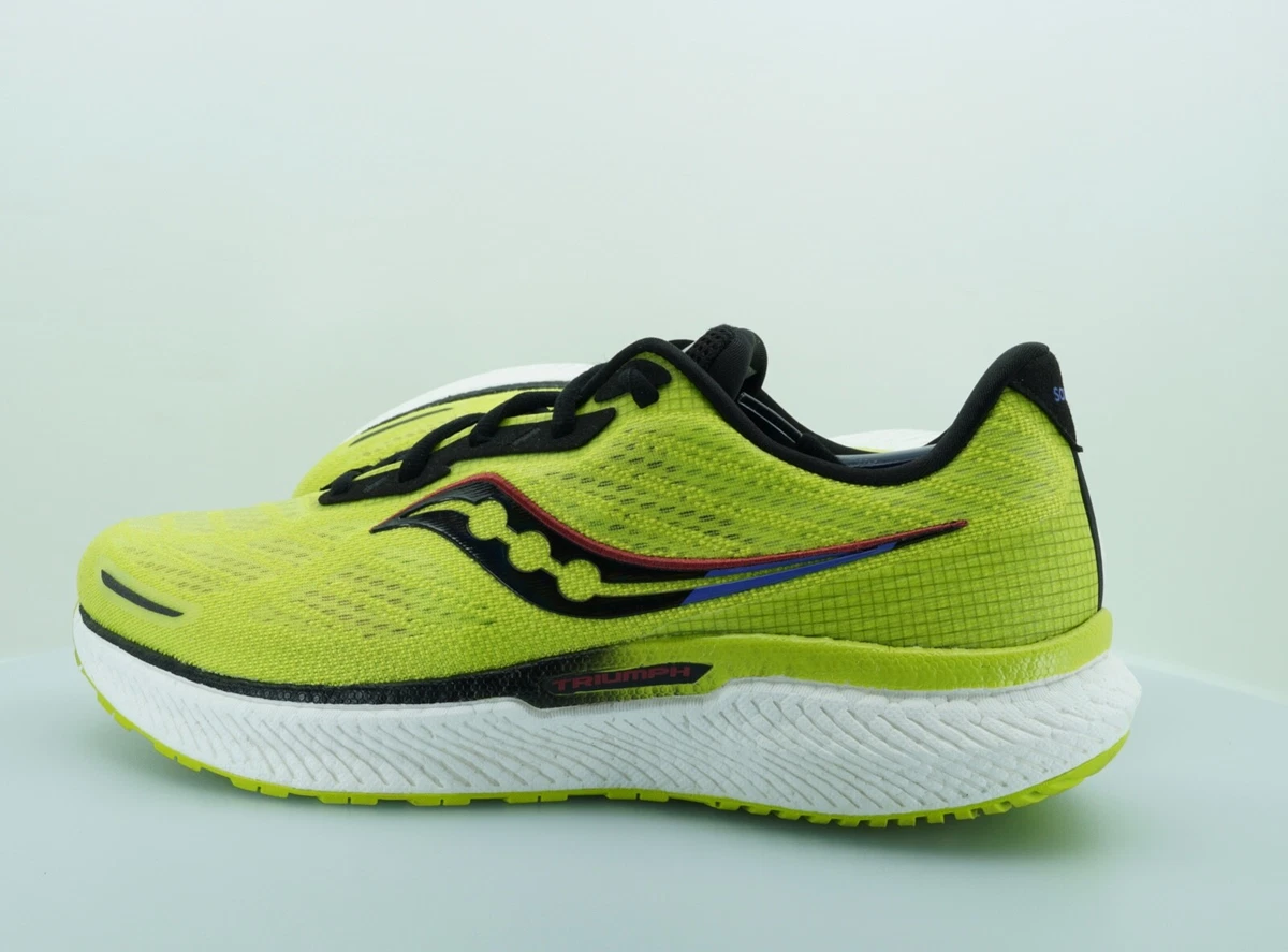 Saucony Triumph 19 Running Shoes Mens Size 10.5 Training Yellow