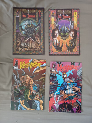 Spawn Lot 1990s Todd McFarlane, Alan Moore, Mike Grell, Greg Capullo Image US
